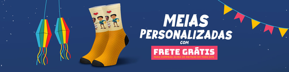 Meia Personalizada Friends - 6 Pet