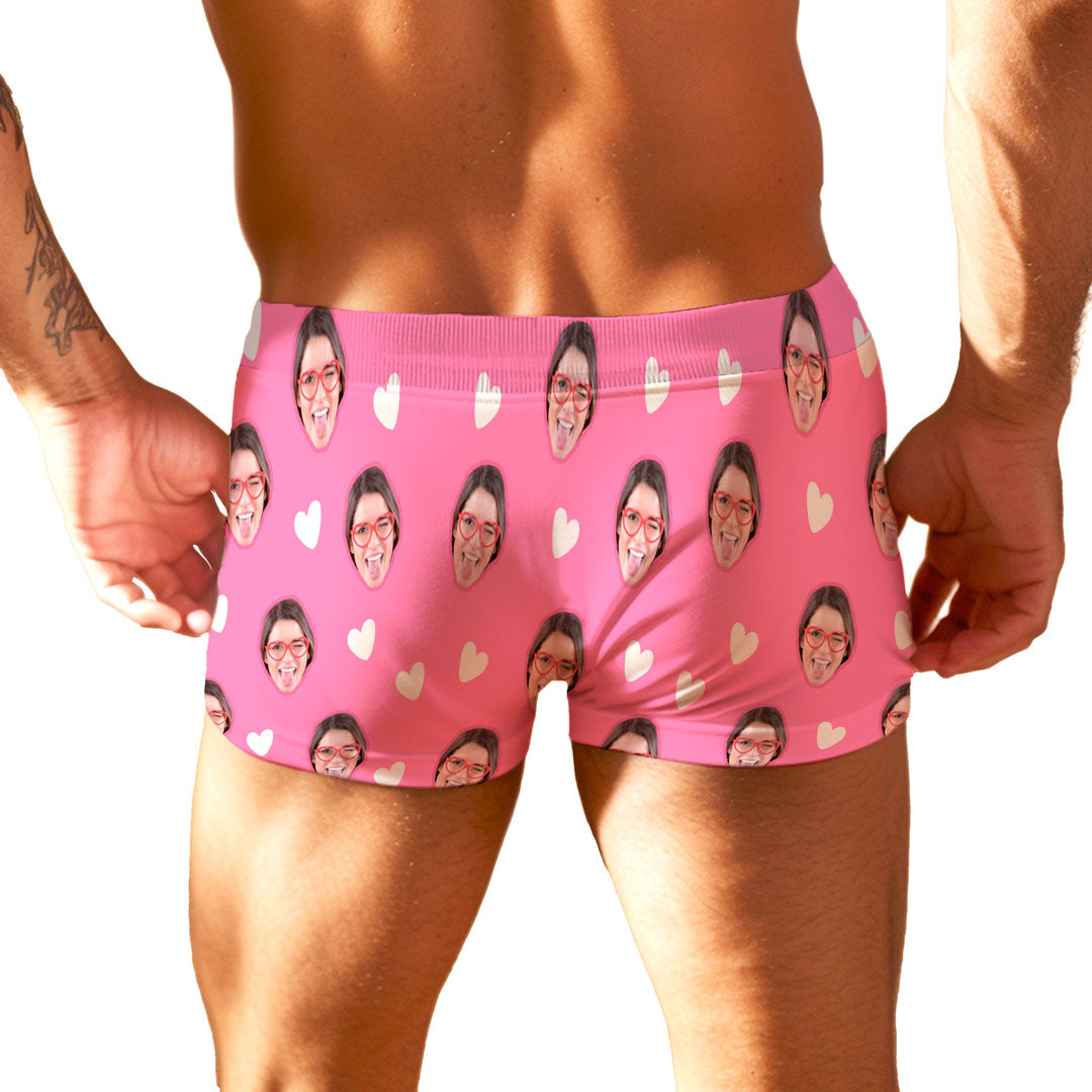 Cueca Personalizada Todo meu Rosa verso