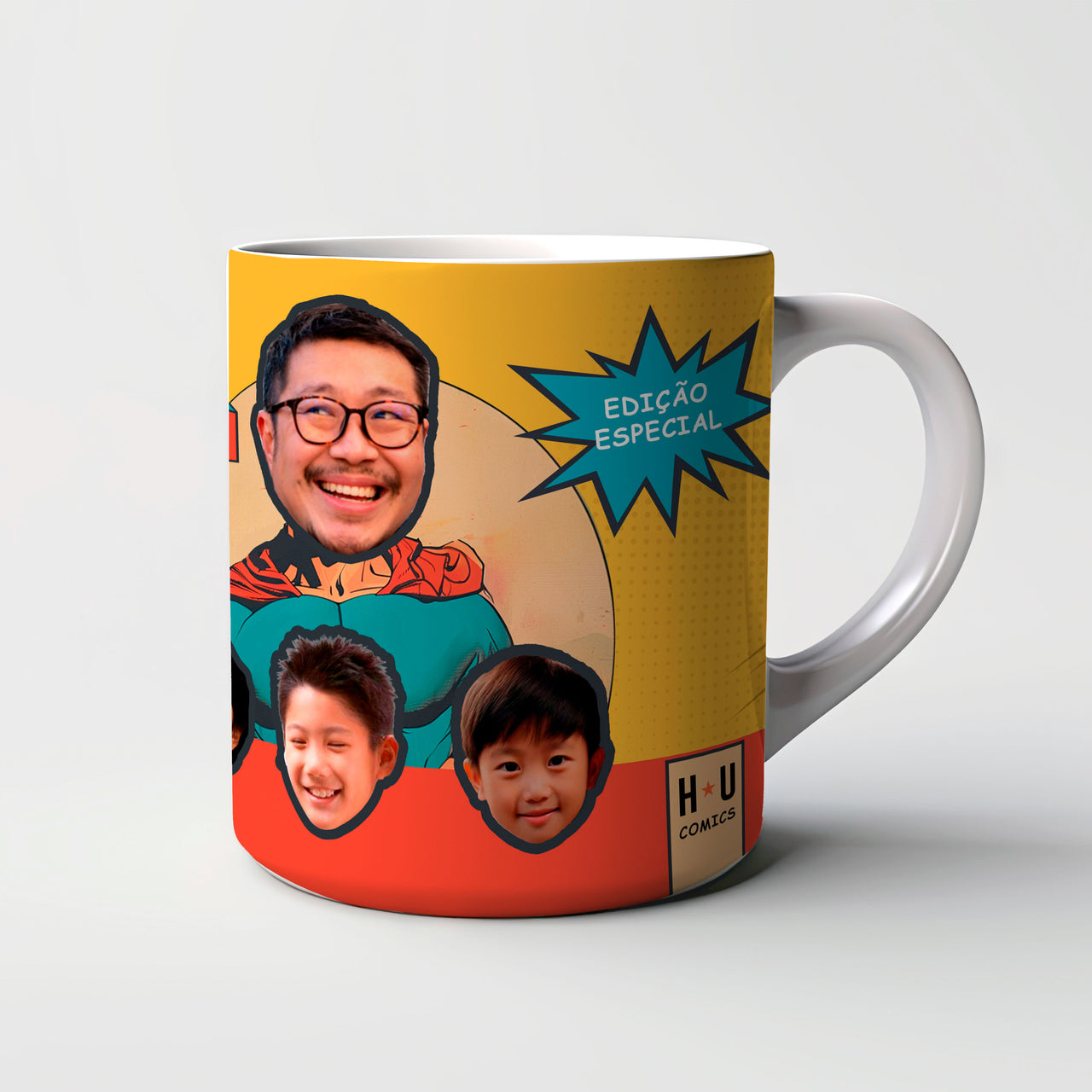 Caneca Personalizada Pai Herói