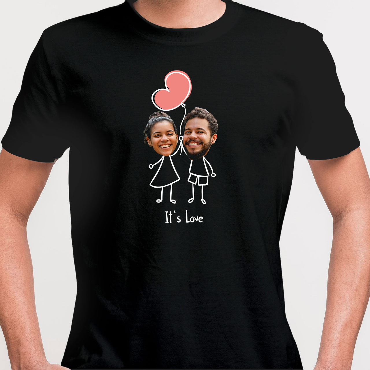 Camiseta Personalizada Casal Balão