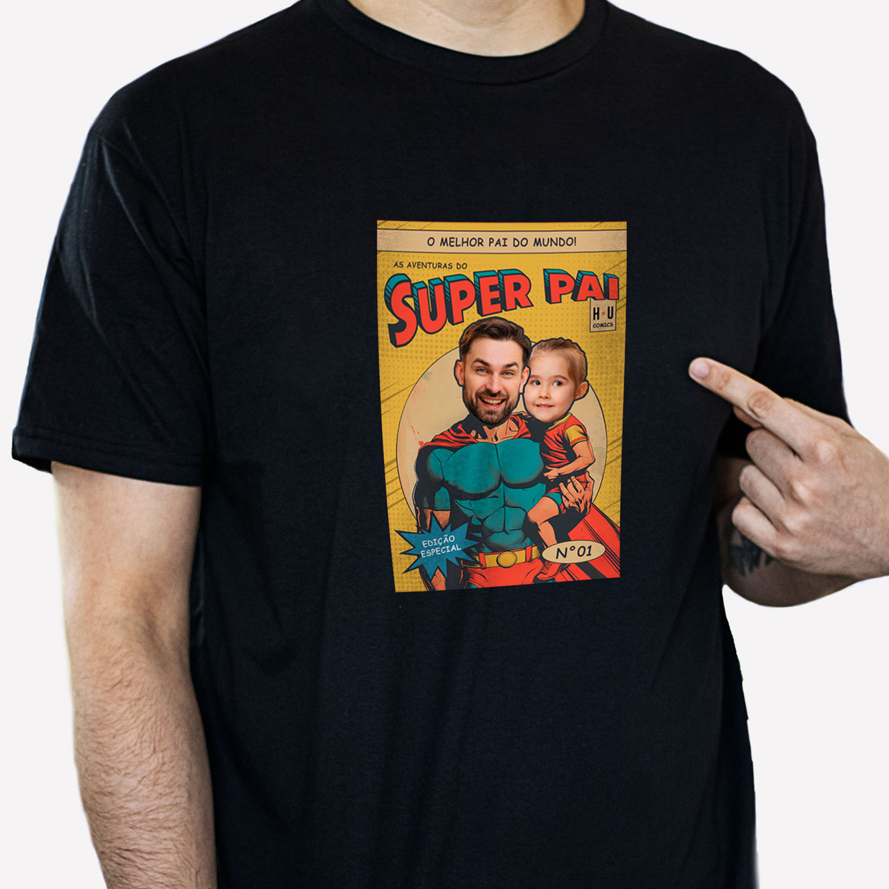 Camiseta Personalizada Super Pai