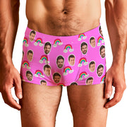 Cueca Personalizada Arco-íris Rosa